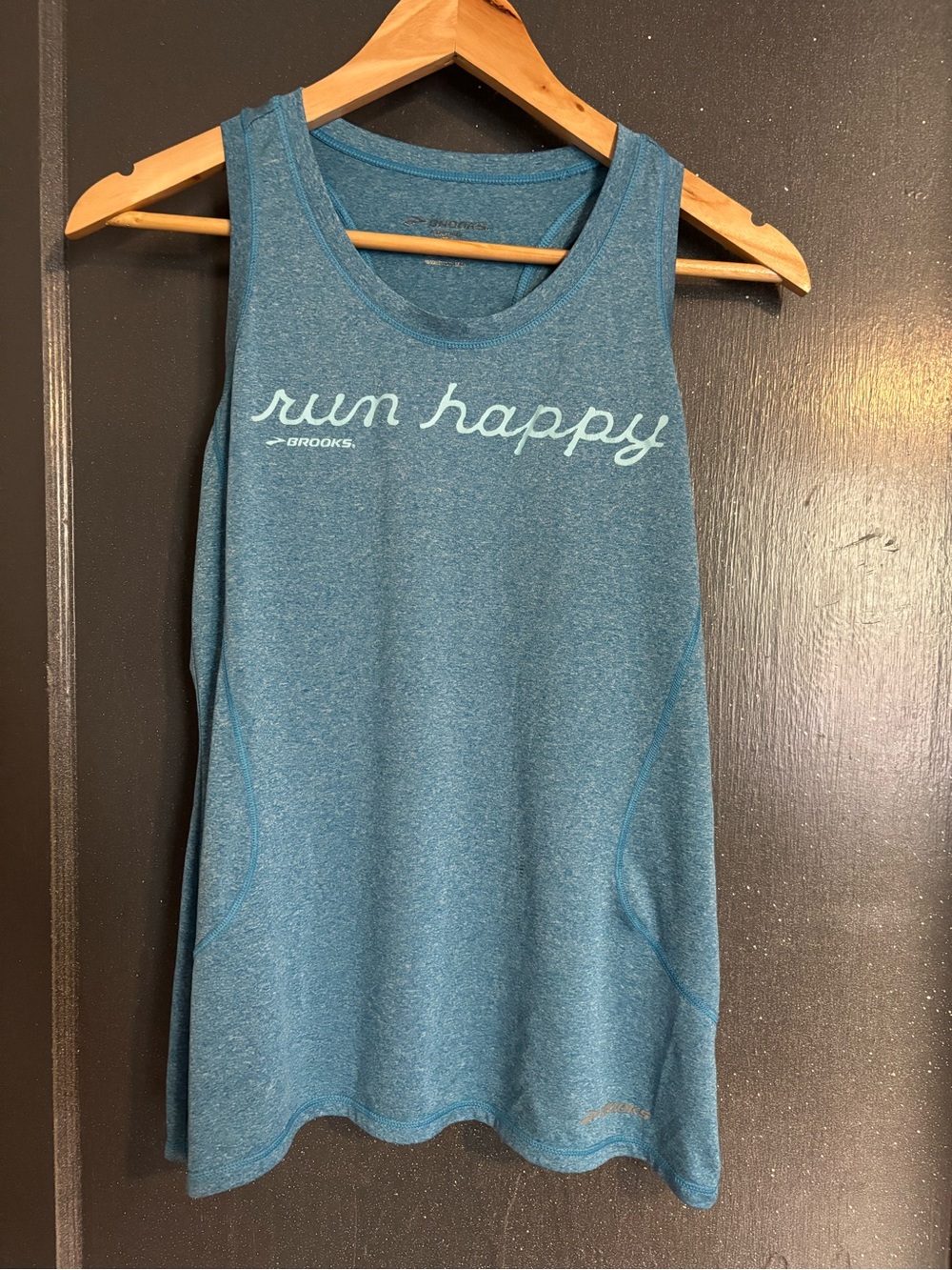 Brooks Women's Teal Blue 'Run Happy' Tank